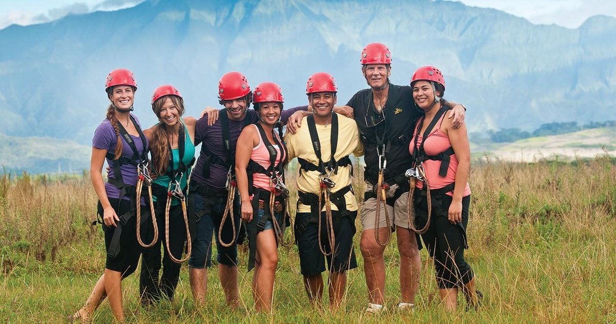 Kīpū Zipline Safari guests